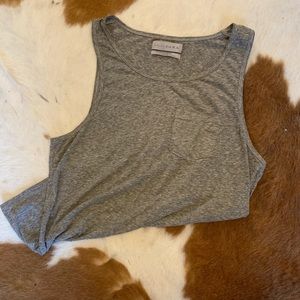 Men’s Zara grey pocket tank size large